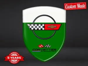 Corvette Autocollants Fenêtre Auto Style Course Perso